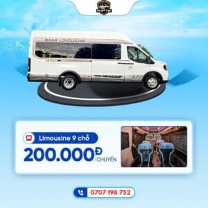Xe đi bệnh viện limousine vip 9 chỗ đặt xe đi khám bệnh giá chỉ 200k 1 vé